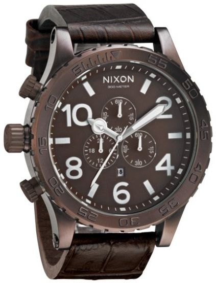 Nixon 51-30 Chrono Leather All Brown - A124-471 - LIQ