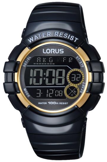 lorus sports water 100m resist quartz