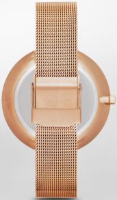 Rosegoldfarvet mesh band for Skagen Gitte Klassik SKW2142