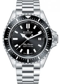 Edox SkyDiver Neptunian Automatic 1000M Diver 80120 3NM NIN