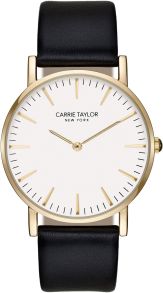 Carrie Taylor Lexington Guldfarvet/White Black Leather