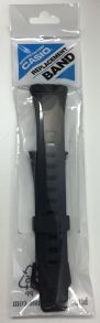 Black resin strap for Casio WVA-109HA-1BV / WVA-109HE-1BV / WVA-109HU-1BV