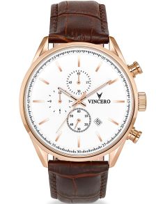 Vincero Chrono S Rosegoldfarvet/White Whi-Gol-S07