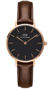 Daniel Wellington Classic Petite 28mm Bristol Black Rose Gold DW00100221