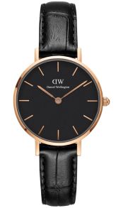 Daniel Wellington Classic Petite 28mm Reading Black Rose Gold DW00100223