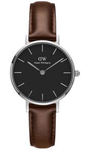 Daniel Wellington Classic Petite 28mm Bristol Black Silver DW00100233