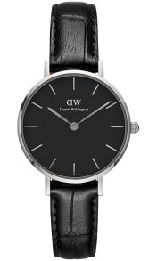 Daniel Wellington Classic Petite 28mm Reading Black Silver DW00100235