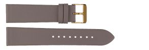 Carrie Taylor Grey Leather Strap (20mm) Guldfarvet