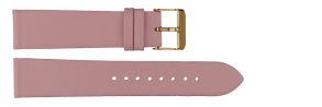Carrie Taylor Pink Leather Strap (20mm) Guldfarvet