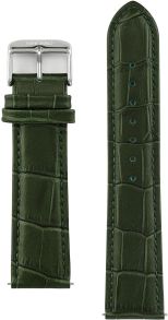 Vincero Olive Croc Sølvfarvet Strap 22mm Oil-Sil-R24