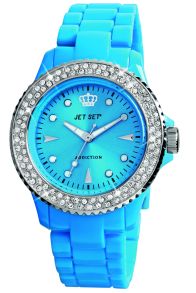 Addiction by Jetset Turquoise Sølvfarvet Stone - J12234-24