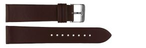 Carrie Taylor Brown Leather Strap (20mm) Sølvfarvet