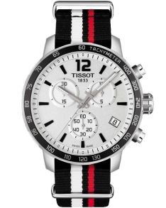 Tissot Quickster Chronograph + Black Strap T095.417.17.037.01